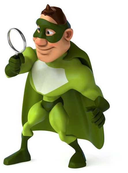 Fun cartoon superhero — Stock Photo, Image