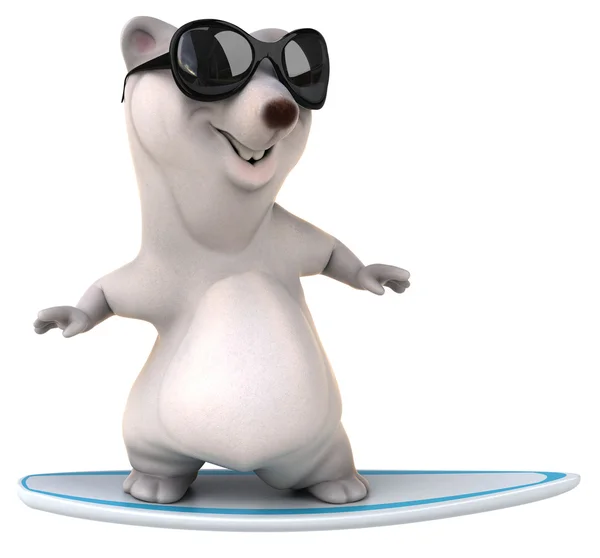 Fun cartoon bear — Stock Photo, Image