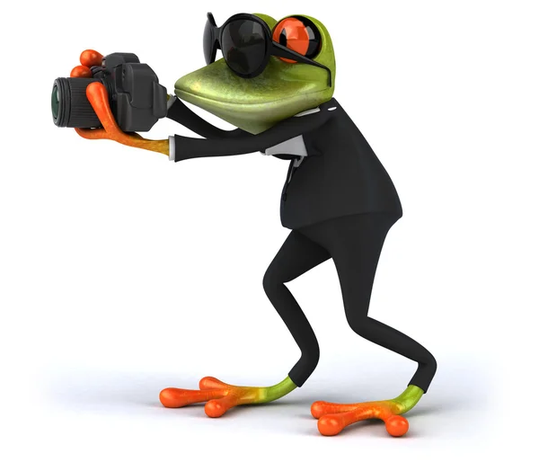 Spaß Cartoon-Frosch — Stockfoto