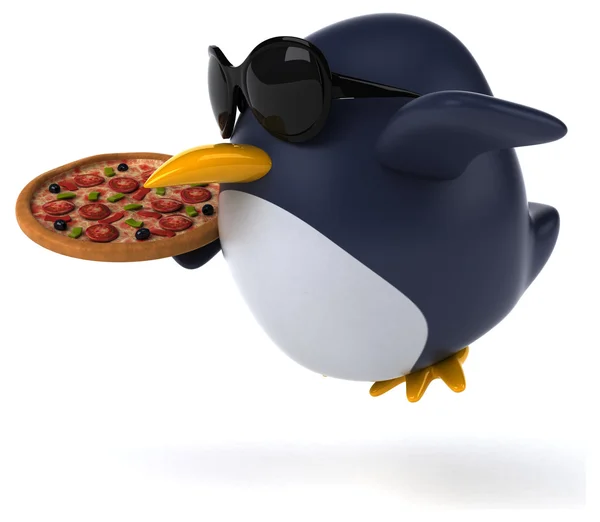 Leuke cartoon pinguïn — Stockfoto