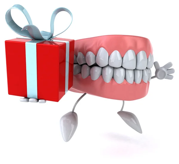 Fun cartoon teeth — Stock Photo, Image