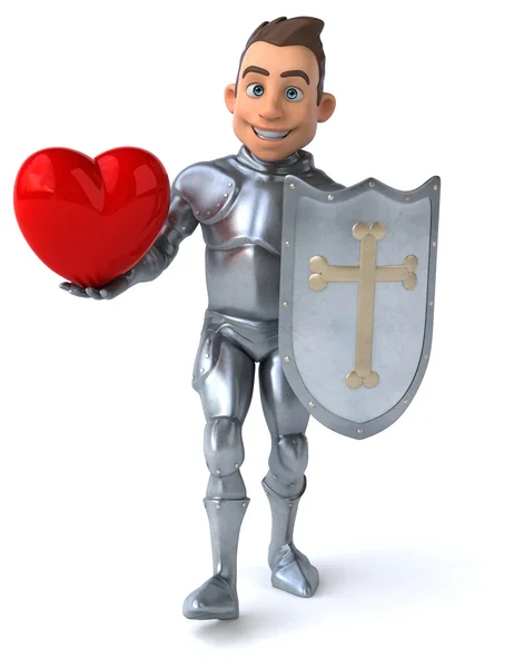 Knight kalp ile eğlenceli — Stok fotoğraf