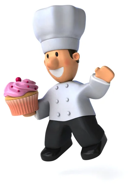 Fun cartoon chef — Stock Photo, Image