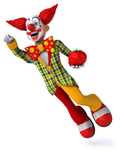 Spaß Cartoon Clown — Stockfoto