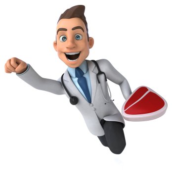 Eğlenceli çizgi film doktor