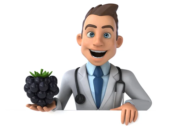 Fun cartoon doctor — Stock Photo, Image