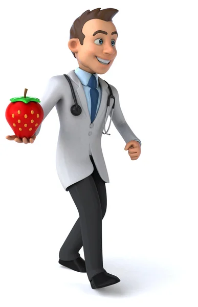 Fun cartoon doctor — Stock Photo, Image