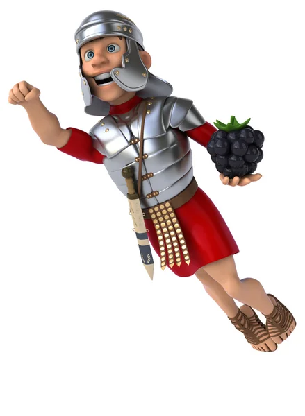 Zábava karikatura římský voják — Stock fotografie