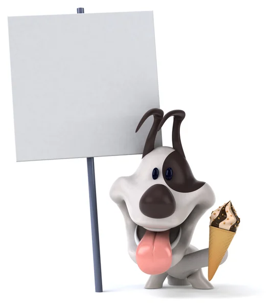 Fun cartoon dog — Stock Photo, Image