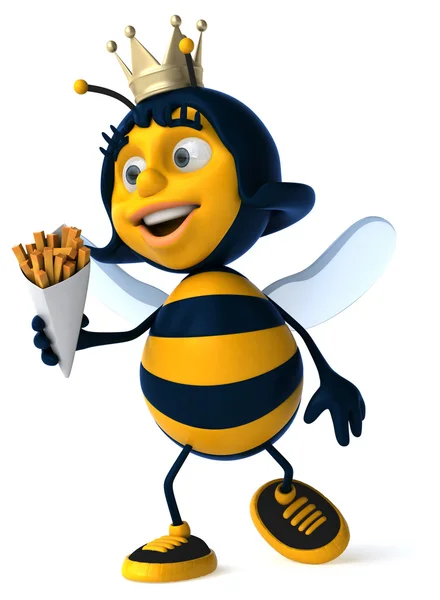 Funny cartoon bee — Stock Photo, Image