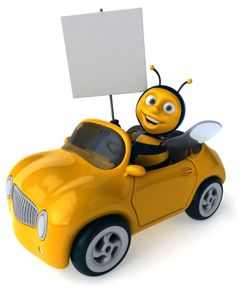 車で楽しい蜂 — ストック写真