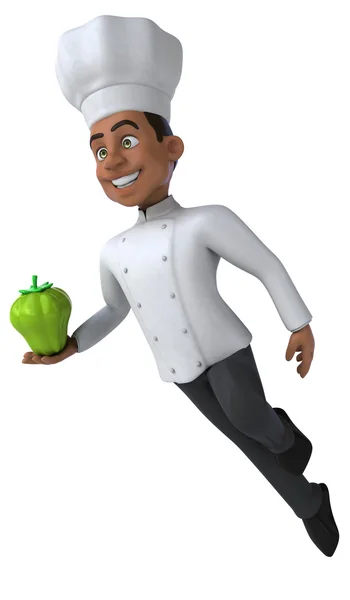 Leuke cartoon chef-kok — Stockfoto