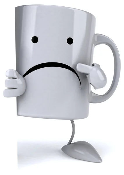 Fun cartoon mug — Stock Photo, Image