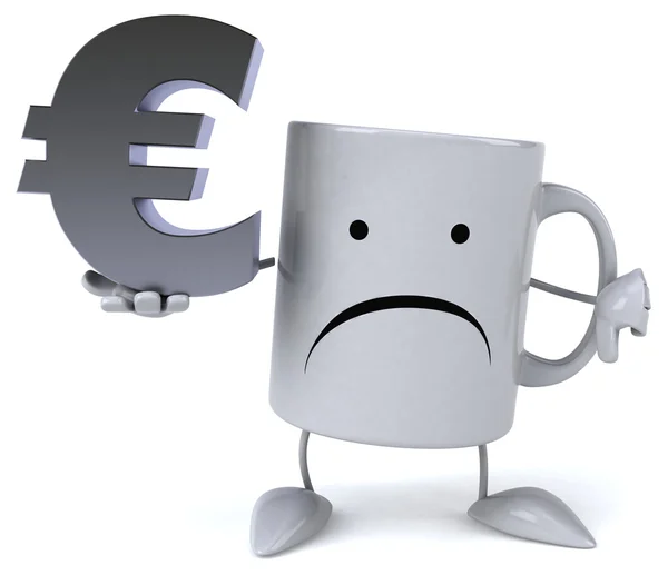 Funny cartoon mug — Stock Photo, Image