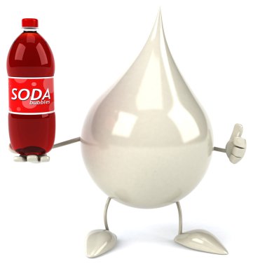 Eğlenceli çizgi film süt damla