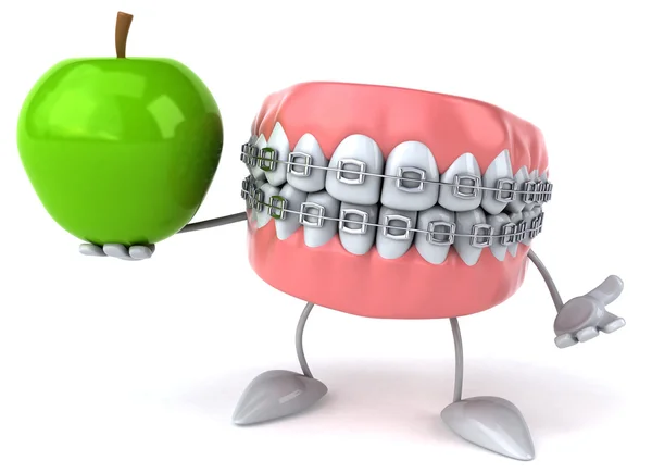 Fun cartoon teeth — Stock Photo, Image