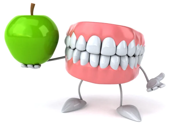 Fun cartoon teeth — Stock Photo, Image