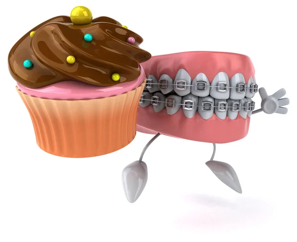 Fun cartoon teeth — Stock Photo, Image