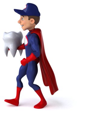 Süper mekanik diş ile