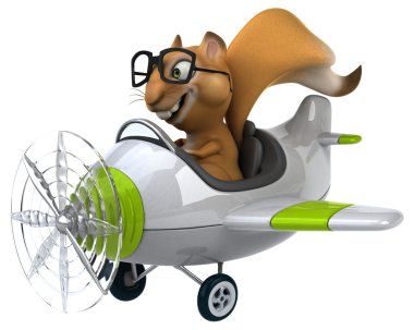 Eğlenceli çizgi film sincap