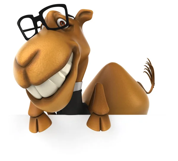 Fun cartoon camel — Stock Photo, Image