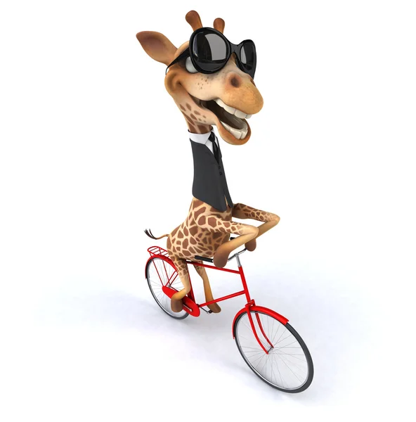 Lustige Cartoon-Giraffe — Stockfoto