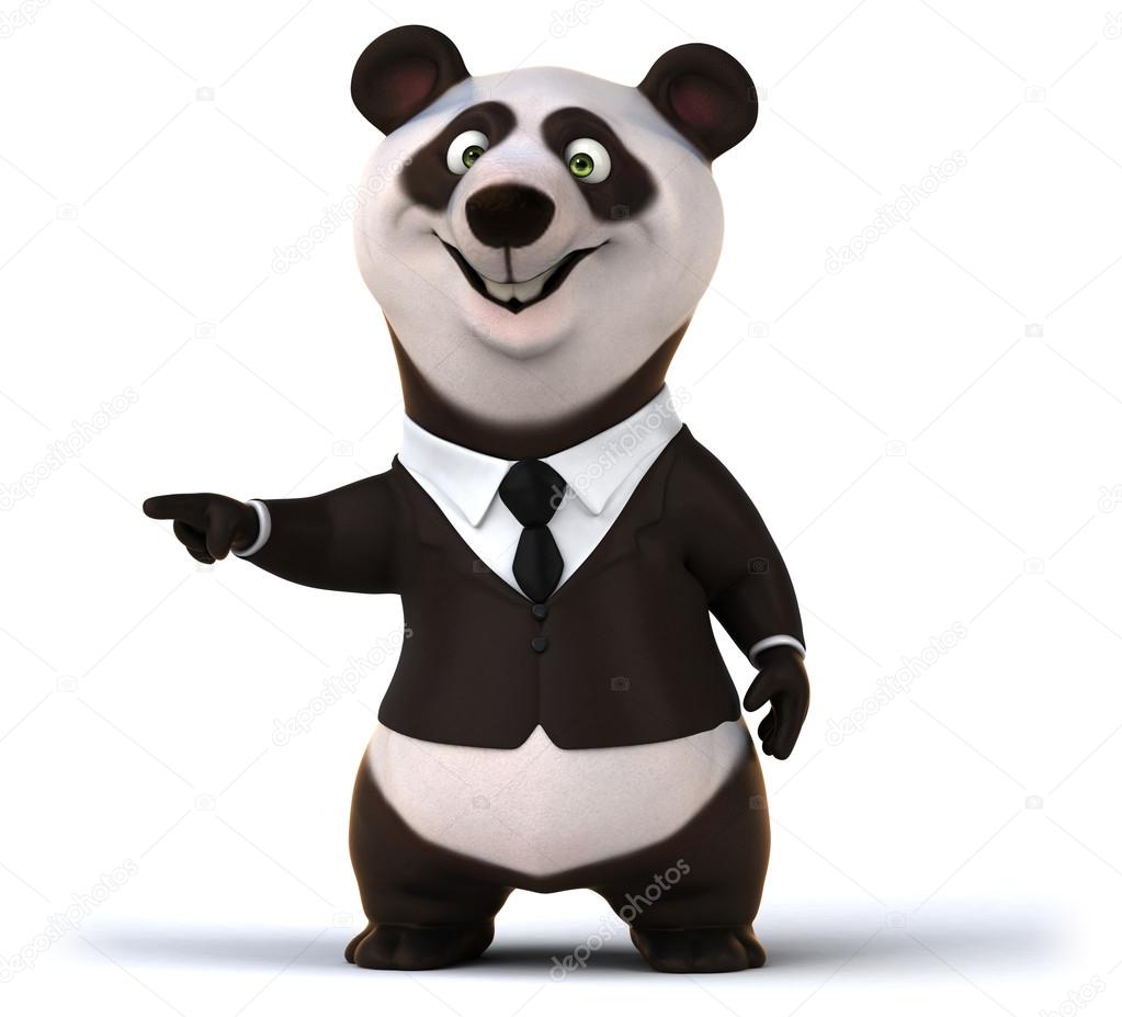 Fun panda bear