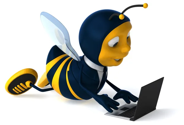 Negocio divertido abeja — Foto de Stock
