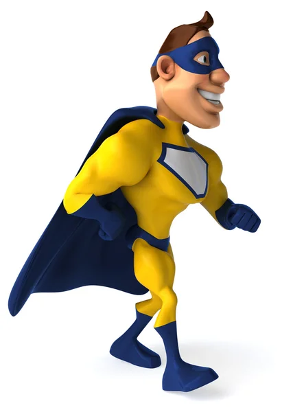 Fun cartoon superhero — Stock Photo, Image