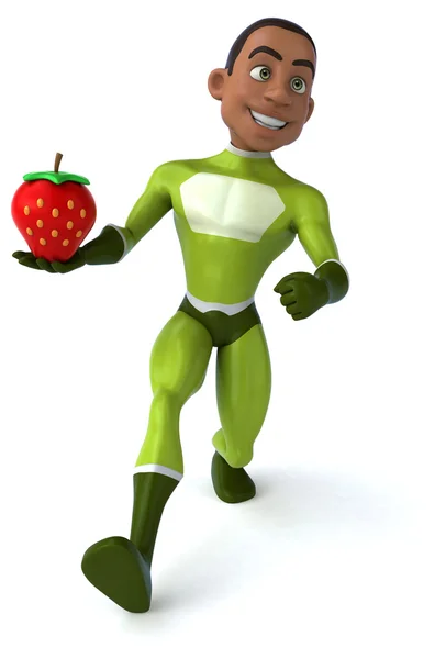 Fun cartoon superhero — Stock Photo, Image