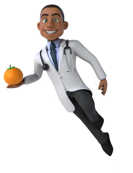 Fun cartoon doctor — Stock Photo, Image