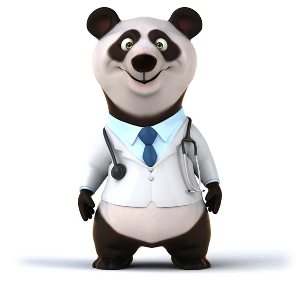 Fun cartoon panda — Stock Photo, Image