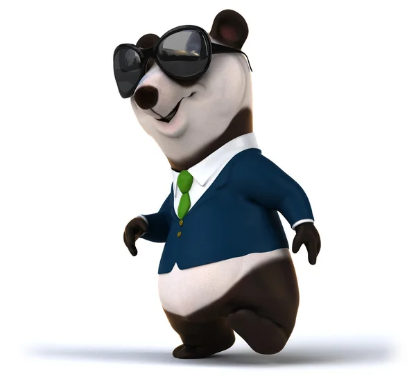 Funny cartoon panda — Stock Photo, Image