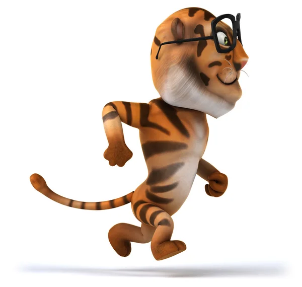 Rolig tecknad tiger — Stockfoto