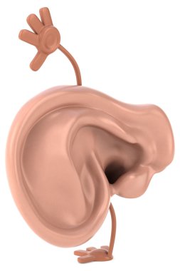 Eğlenceli çizgi film kulak