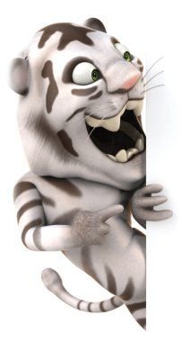 Eğlenceli tiger işaret