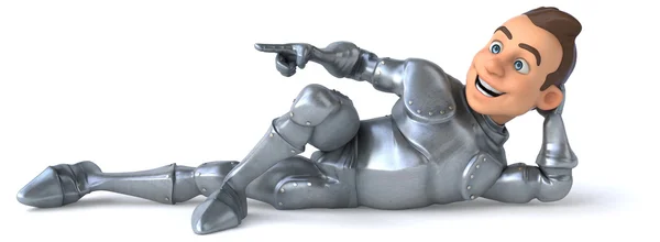 Fun cartoon knight — Stock Photo, Image