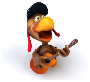 Eğlenceli çizgi film tavuk