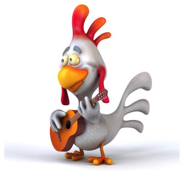 Eğlenceli çizgi film tavuk