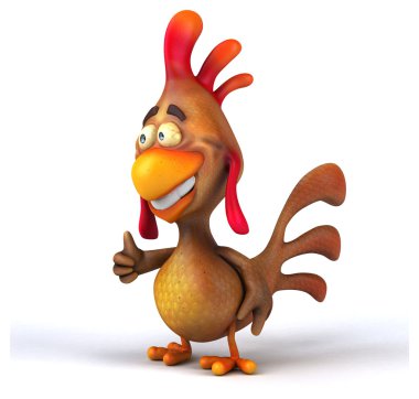 Eğlenceli çizgi film tavuk