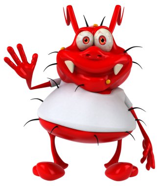 Mikrop beyaz t gömlek