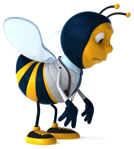 Fun bee doctor — Stock Photo, Image