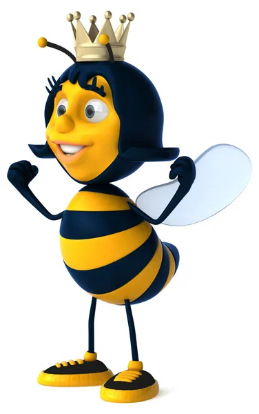 Fun bee queen — Stock Photo, Image