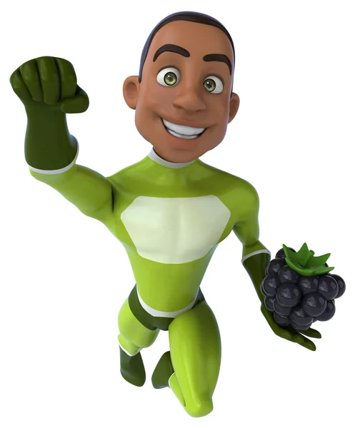 Fun cartoon superhero — Stock Photo, Image