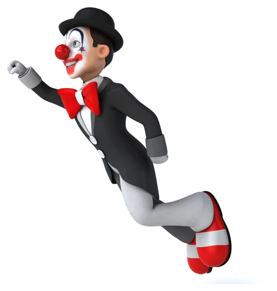 Fun cartoon clown — Stock Photo, Image