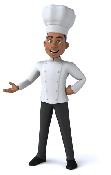 Divertido chef dos desenhos animados — Fotografia de Stock