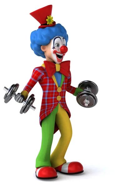 Spaß Cartoon Clown — Stockfoto