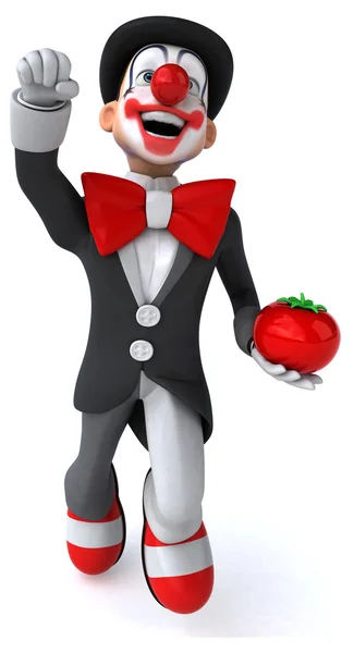 Spaß Cartoon Clown — Stockfoto