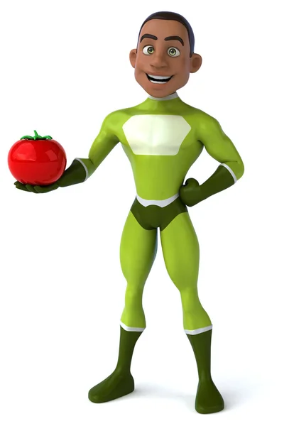 Fun cartoon superhero — Stock Photo, Image