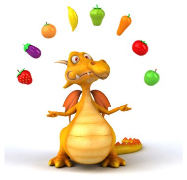 Eğlenceli çizgi film dragon